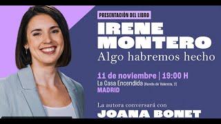 IRENE MONTERO PRESENTA SU LIBRO