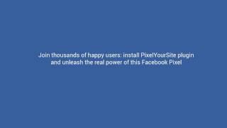 Facebook Pixel on WordPress: FREE Plugin