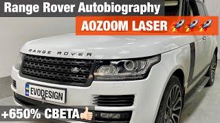 Range Rover Autobiography biled Aozoom Laser замена линз установка билед аозум лазер ренж ровер