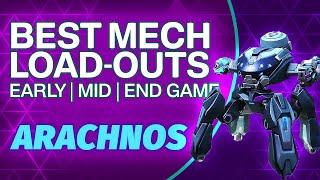 Best Mech Load-outs - Arachnos | Best Weapons for Arachnos Guide | Mech Arena