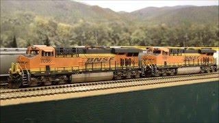 Custom Weathered MTH BNSF ES44C4's w/ LokSound