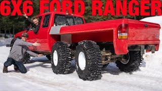 We Found 6x6 Ford Ranger! Testing Rear Steer!