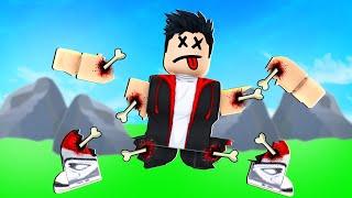 JE CASSE TOUS MES OS DANS ROBLOX pour de L'ARGENT !! 