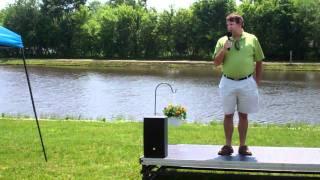 Cedar Rapids Councilman Kris Gulick at the Hoover Nature Trail Grand Opening.MP4