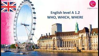 Lesson №3: Defining relative clauses with who, which, where | Level A2