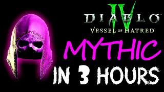 How to Farm a Mythic Unique/Resplendent Spark in 3 Hours - Vessel of Hatred - Diablo 4