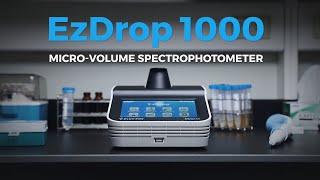 EzDrop 1000 Micro-Volume Spectrophotometer Speeds Up Your Research Efficiency │Blue-Ray Biotech