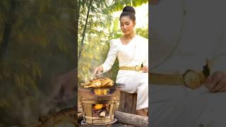 Grilling Chicken in Style – Cambodian Village Vibes! #shorts #shortvideo  #food