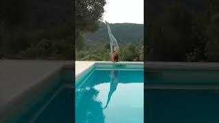 Sweet Yoga flow by the pool