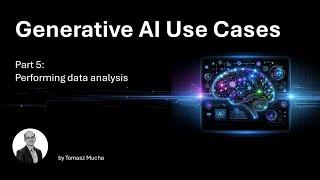 5. Data analysis on the fly: Generative AI use case