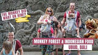 Peed On By a Monkey - Craziest Experience at the Sacred Monkey Forest Sanctuary in Ubud, Bali!