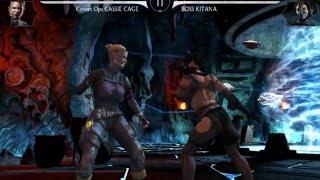 MKX Mobile 1 v 1 Final Battle|Cassie Cage Fatality