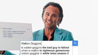 Walton Goggins Answers The Web's Most Searched Questions | WIRED