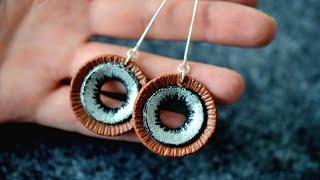 VERY Simple DIY Earrings Polymer Clay Tutorial for Beginners