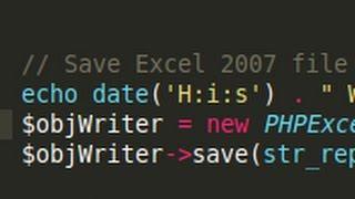 PHPExcel problem - blank objwriter-save(when create excel 2007) in centos 7