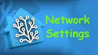 Home Assistant network settings