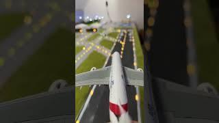 Emirates A380 takeoff from model airport! Which plane next? ️