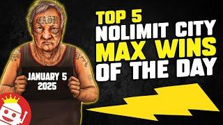 TOP 5 NOLIMIT CITY MAX WINS (JAN 5 / 2025)