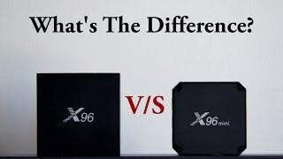 X96 VS X96 Mini Android Box What's The Difference