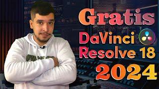 Como Descargar DaVinci Resolve 18 Gratis 2024  Programa para Editar Videos 