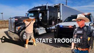 TEXAS STATE TROOPER,  OFFICIALES DE MIGRACION DE LAREDO, TX A CALIFORNIA