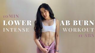 10MIN LOWER ABS BURN | Intense 11-Abs Workout