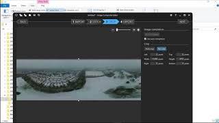 How to make a 360-degree photo using Image Composite Editor (ICE) with a drone or tripod.