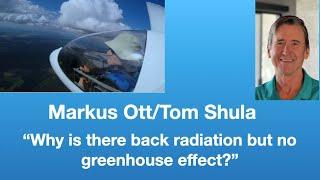 Ott/Shula: Why is there back radiation but no greenhouse effect?