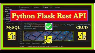 Build a Python Flask REST API with MySQL in 2025!