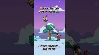 TOP 10 BEST GUN GAME IN MOBILE  #shorts #song #gaming