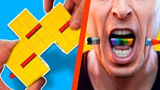 LEGO Magic Tricks: I Tested 100 Level Lego Magic Tricks | FUNZ Bricks