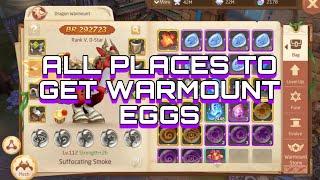 All places for Dragon Eggs | Tales Of Wind