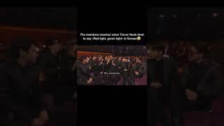 Learn Red light, Green light with Trevor and BTS || BTS make fun || funny moment of BTS || BTS shock