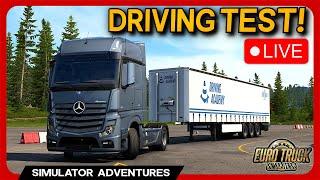 Will I Get My Truck License??ETS2 Driving Academy UPDATE LIVE