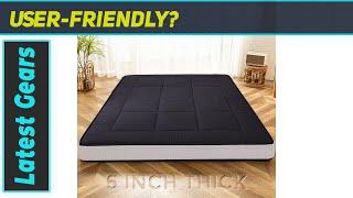 YOSHOOT 6 Inch Extra Thick Japanese Futon Floor Mattress - The Best for Comfort