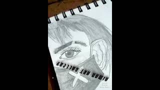 Anime sketch made by Aiman Art Gallery