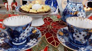 Russian Imperial Lomonosov Church Domes Orthodox Tea Set