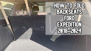 How to fold the seats down on a 2018-2024 Ford Expedition video #fordexpedition #ford