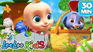 Easter Bunny Hop - S3EP77 Kindergarten Fun Highlights Compilation - LooLoo Kids Songs for Kids