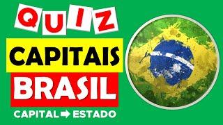 [QUIZ] Capitais do Brasil - Adivinhe o Estado