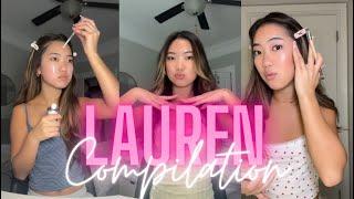 LAUREN KIM GRWM TikTok Compilation!!🩷⭐️|#tiktok #trending #grwm #compilation