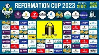 REFORMATION CUP || INTER SCHOOL TOURNAMENT 2023 DAY-01 || MUMBRA STADIUM || NST LIVE