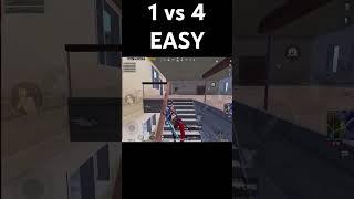 1vs4 easy          #aslam #yakudza #pubg #brutal #pubgm #pubgmobile #tdm #ultra