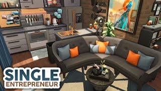 Single Entrepreneur Apartment // The Sims 4 Speed Build: Apartment Renovation