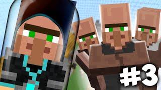 НАПАЛИ НА БУТЫЛКУ С ДЕРЕВНЕЙ // Minecraft: Выживание в бутылке 3.0 #3