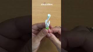 DIY Paper Quilling Snowdrops | Paper Crafts | #shorts