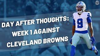 Dallas Cowboys Beat Cleveland Browns | Day After Thoughts | Blogging The Boys