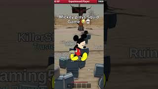 MICKEY plays SQUID GAME  #roblox #funny