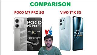 POCO M7 PRO vs VIVO T4X 5G | Detailed comparison | #techmagia