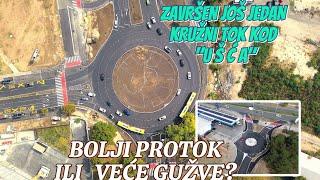 Beograd završen još jedan kružni tok kod Gasprom pumpe 3 kružna toka na 200 metara završena